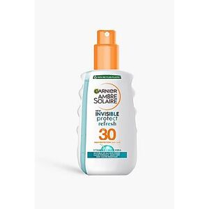 Garnier Ambre Solaire Clear Protect Transparent Sun Cream Protection Spray SPF30 200ml (SAVE 35%)  white ONE SIZE Female