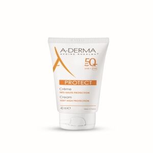 A-DERMA - Solcreme Faktor 50 - A-Derma Protect Cream SPF50+ 40 ml - Hudpleje