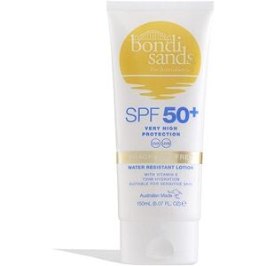 Solcreme Faktor 50 - Bondi Sands SPF50+ Fragrance Free Body Suncreen Lotion, 150 ml 150 ml - Hudpleje