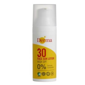 Derma Solcreme - Derma Sun Ansigtssolcreme SPF 30 - Hudpleje