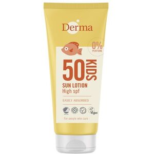 Derma Solcreme Børn - Derma Sun Kids Sollotion SPF 50 - Hudpleje