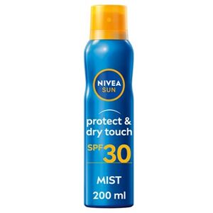 Nivea - NIVEA Protect & Dry Touch aerosol SPF 30 200 ml - Solcreme Faktor 30 - Solcreme spray - Hudpleje