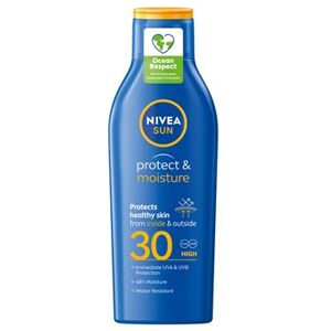 Nivea - NIVEA Protect & Moisture Lotion SPF 30 200 ml - Solcreme Faktor 30 - Hudpleje