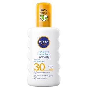 Solcreme Spray - NIVEA Sensitive Soothing Spray SPF30 200 ml - Hudpleje