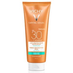 VICHY - Vichy Capital Soleil Fresh Protective Milk SPF 30 300 ml - Solcreme Faktor 30 - Hudpleje