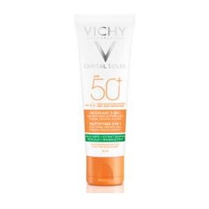 VICHY - solcreme faktor 50 - Vichy Capital Soleil Mattifying 3-i-1 solcreme SPF50+ 50 ml - Solcreme til ansigt