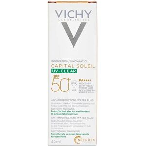 VICHY - solcreme faktor 50 - Vichy Capital Soleil UV-Clear Matterende Solcreme til ansigt SPF50+ 40 ml - Hudpleje