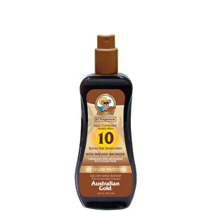 Australian Gold Solcreme Bronzer Lotion Spray Spf 10, 237 Ml.