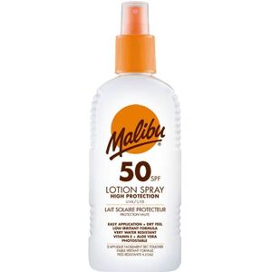 Malibu Sun Lotion Spray Spf50, 200 Ml.