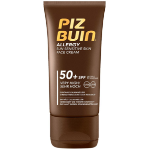 Piz Buin Sun Sensitive Skin Face Cream Spf50+, 50 Ml.