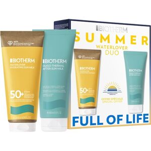 Biotherm Solpleje Solbeskyttelse Summer Waterlover Duo Set Waterlover Hydrating Sun Milk SPF50+ 200 ml + Oligo-Thermal After-Sun Milk 200 ml