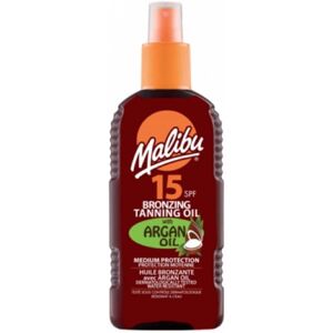 Malibu Bronzing Tanning Oil Spray Argan Oil SPF 15 200 ml