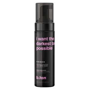 b.tan I Want The Darkest Tan Possible 1 Hour Self Tan Mousse 200 ml