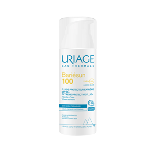 Fluido solar Bariésun 100 SPF50+ Piel Intolerante Al Sol de Uriage 50 ml