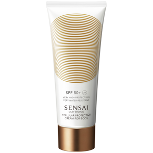 Crema bronceadora Silky Bronze Body Spf50 de Sensai Cofre 150 ml