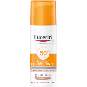 Gel-crema solar Pigment Control Tinted Sun Gel-Cream SPF50 de Eucerin 50 ml