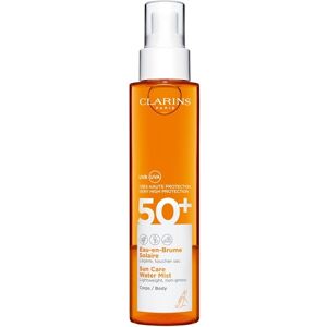 Clarins Sun Care Water Mist FPS50 ligero y no graso para el cuerpo 150mL