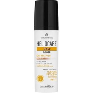 Heliocare 360º Gel sin aceite SPF50  Color  con acción matificante 50mL Bronze SPF50+