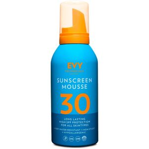 Evy Technology Mousse solar de larga duración y alta protección FPS para niños y adultos 150mL SPF30