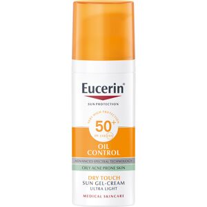 Eucerin Sun Protection Oil Control SPF50 Sun Gel-Crema Toque Seco 50mL No Color SPF50+