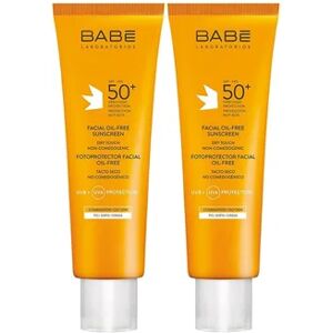 BABÉ Fotoprotector Facial Sin Aceite SPF50+ 2x50ml