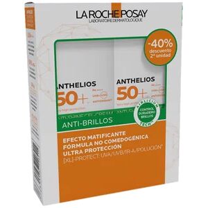 LA ROCHE POSAY La Roche-Posay Anthelios Anti Brillos Spf 50 2x50ml