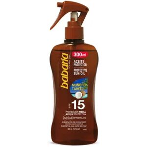 Babaria Monoi Tahiti Aceite Spf15 Proteccion Media 300ml