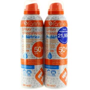 Farline Pack Protector Solar Spray SPF50+ 2x200ml