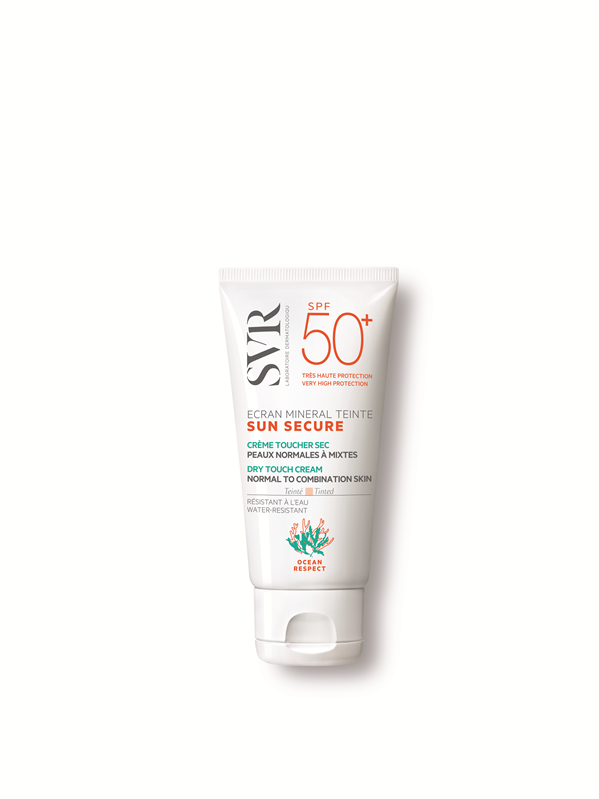 Crema solar Sun Secure Écran Mineral Teinté Spf50+ de Svr 60 g