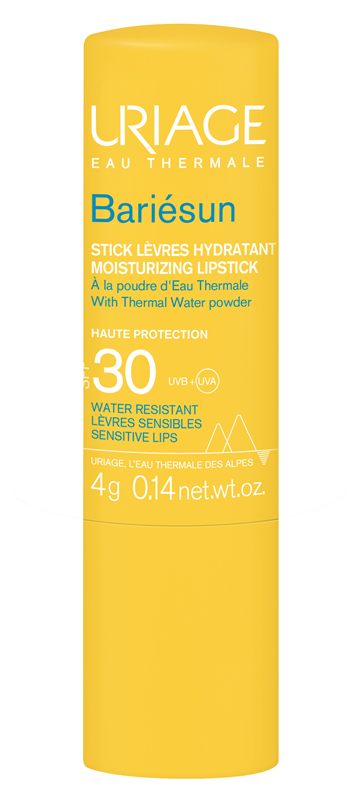 Stick solar Bariésun Stick Labial SPF30+ de Uriage 4 g