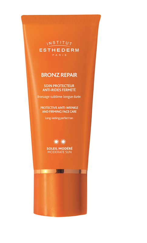 INSTITUT ESTHEDERM Tratamiento solar Bronz Repair Cuidado Protector Antiarrugas Reafirmante Factor Moderado de Esthederm 50 ml