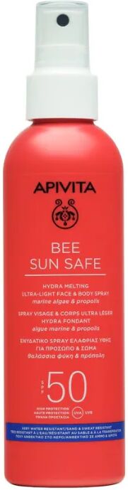 Apivita Bee Sun Safe Hydra Spray Ultraligero Rostro y Cuerpo SPF50 200ml