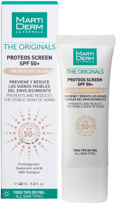 Martiderm The Originals Proteos Screen Color Crema Fluida SPF50+ 40ml