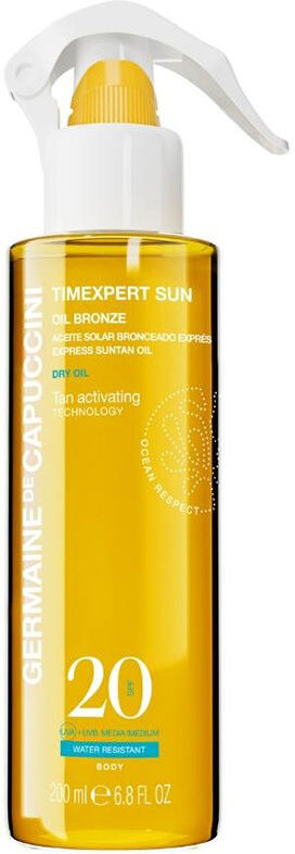 Germaine De Capuccini Timexpert Sun aceite solar bronceado exprés SPF20 200 ml