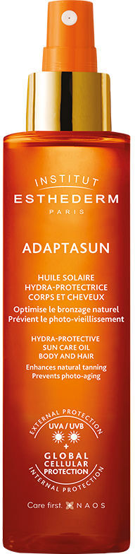 Institut Esthederm L’HUILE Solaire sol moderado cuerpo y cabello spray 150 ml