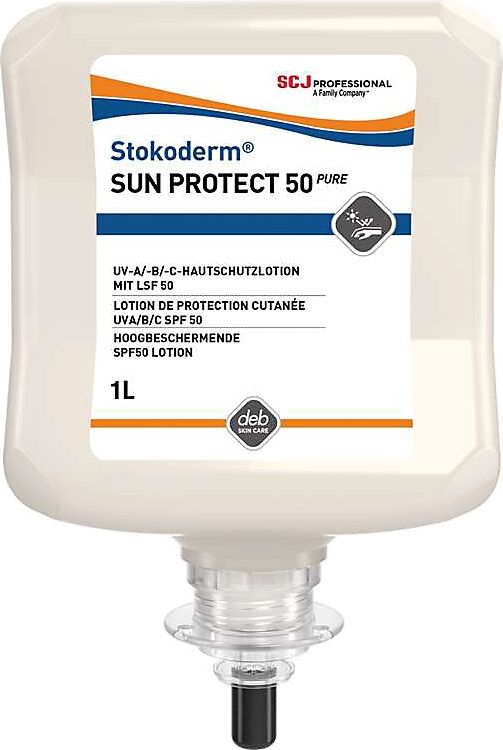 kaiserkraft Protección solar STOKODERM, SPF 50, contenido 1 l, a partir de 12 unid., sin perfume