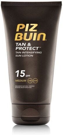 Piz Buin Loción solar intensificadora del bronceado Tan &amp; Protect 150mL SPF15