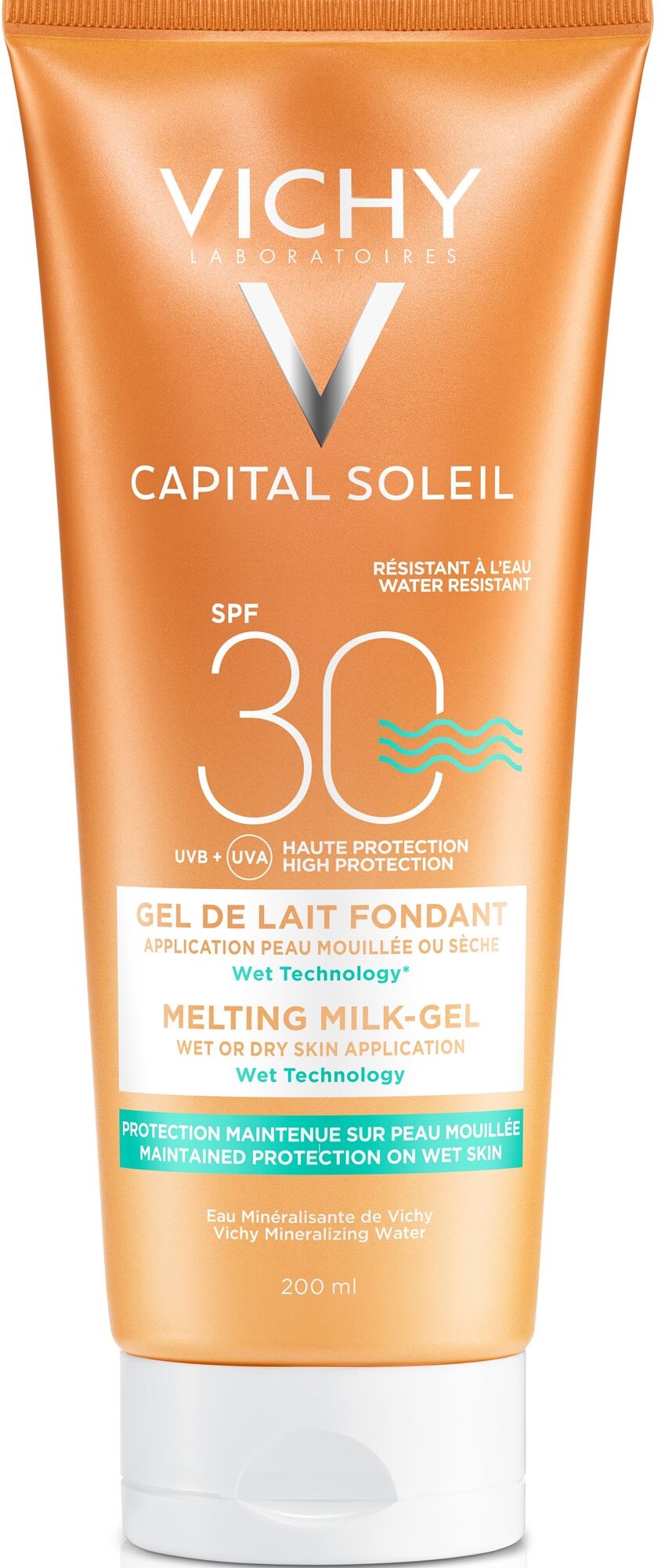 Vichy Gel de leche fundente ultra SPF30 Capital Soleil 200mL SPF30