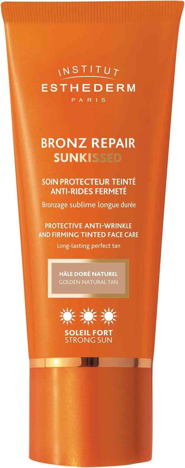 Institut Esthederm Solaire Protector solar antiarrugas con color intenso para el rostro 50mL Golden Natural Tan