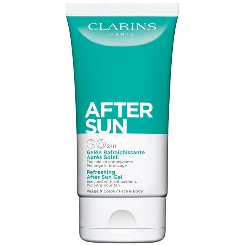 Clarins Gel refrescante para después del sol para cara y cuerpo 150mL