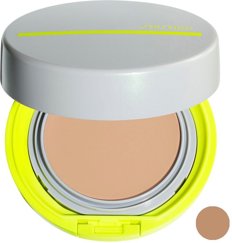 Shiseido Protector solar compacto deportivo Bb SPF 50 + Wetforce con color 12g Dark SPF50