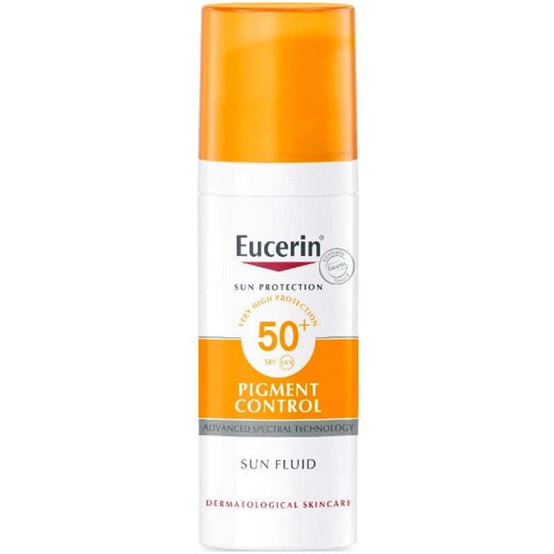 Eucerin Sun Protection Fluido solar SPF50 Pigment Control para la hiperpigmentación 50mL No Color SPF50+