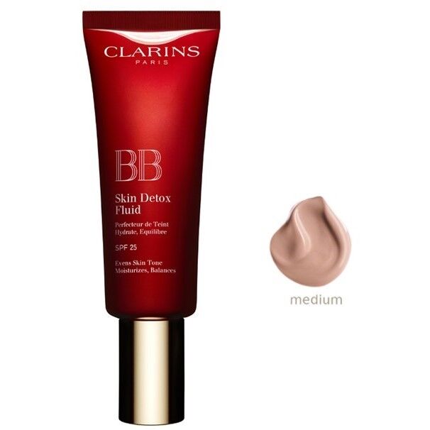 Clarins Bb Fluido Detox Piel SPF25 45mL 02 Medium SPF25