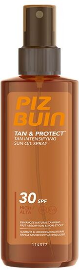 Piz Buin Spray aceite solar intensificador Tan &amp; Protect 150mL SPF30