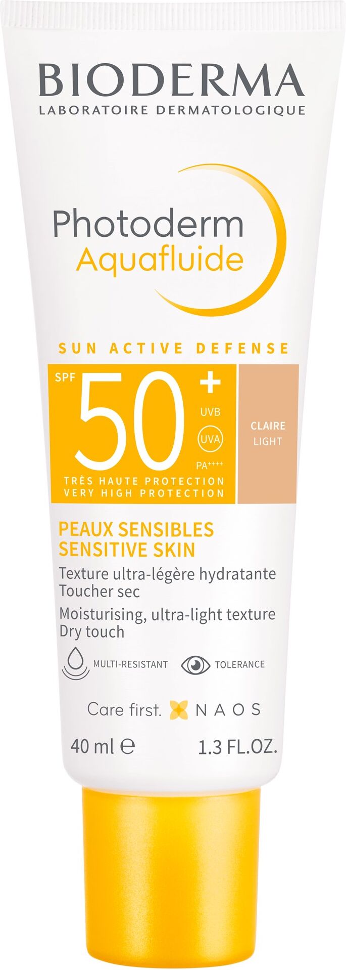 Bioderma Photoderm aquafluide SPF50+ facial Protector solar tintado 40mL Light SPF50