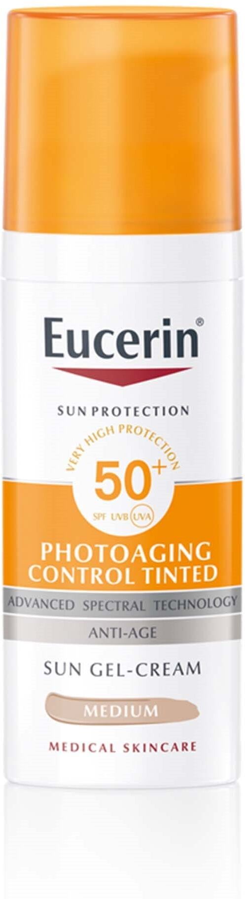 Eucerin Sun Protection Gel-crema con color Photoaging Control 50mL Medium SPF50+