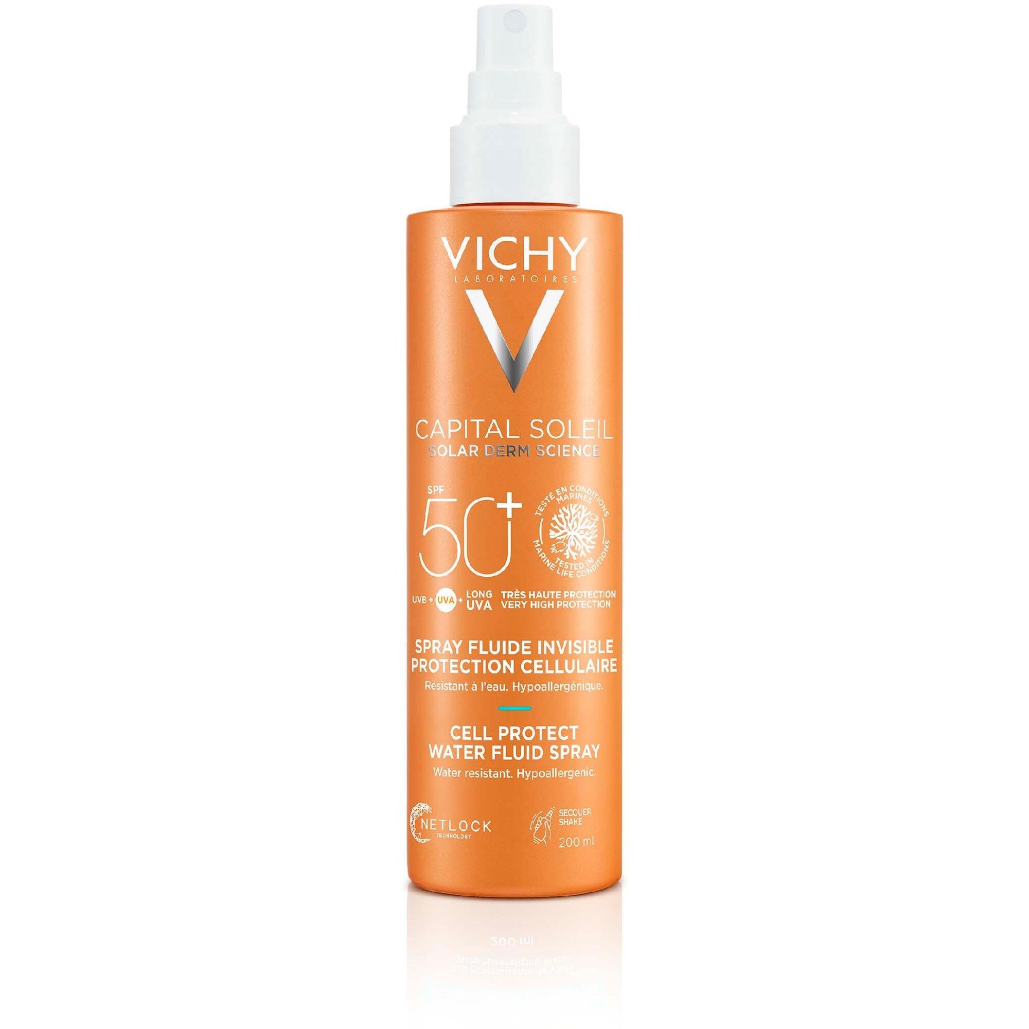 Vichy Capital Soleil spray uv protector celular SPF50+ 200mL SPF50+