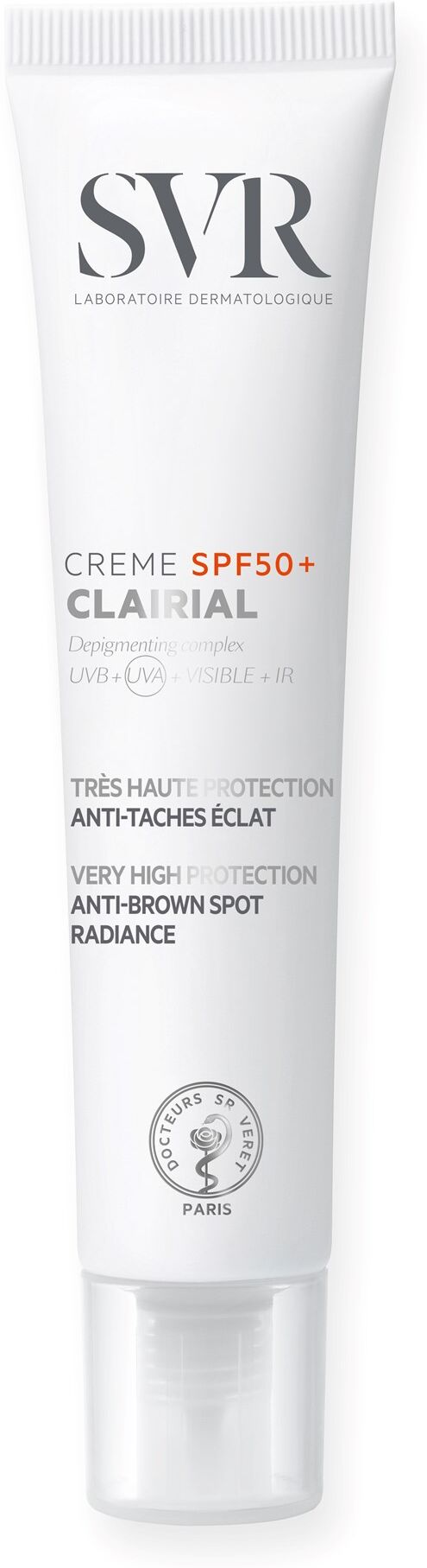 SVR Clairial SPF50 Protección solar que atenúa las manchas pigmentadas y evita los rebotes 40mL SPF50