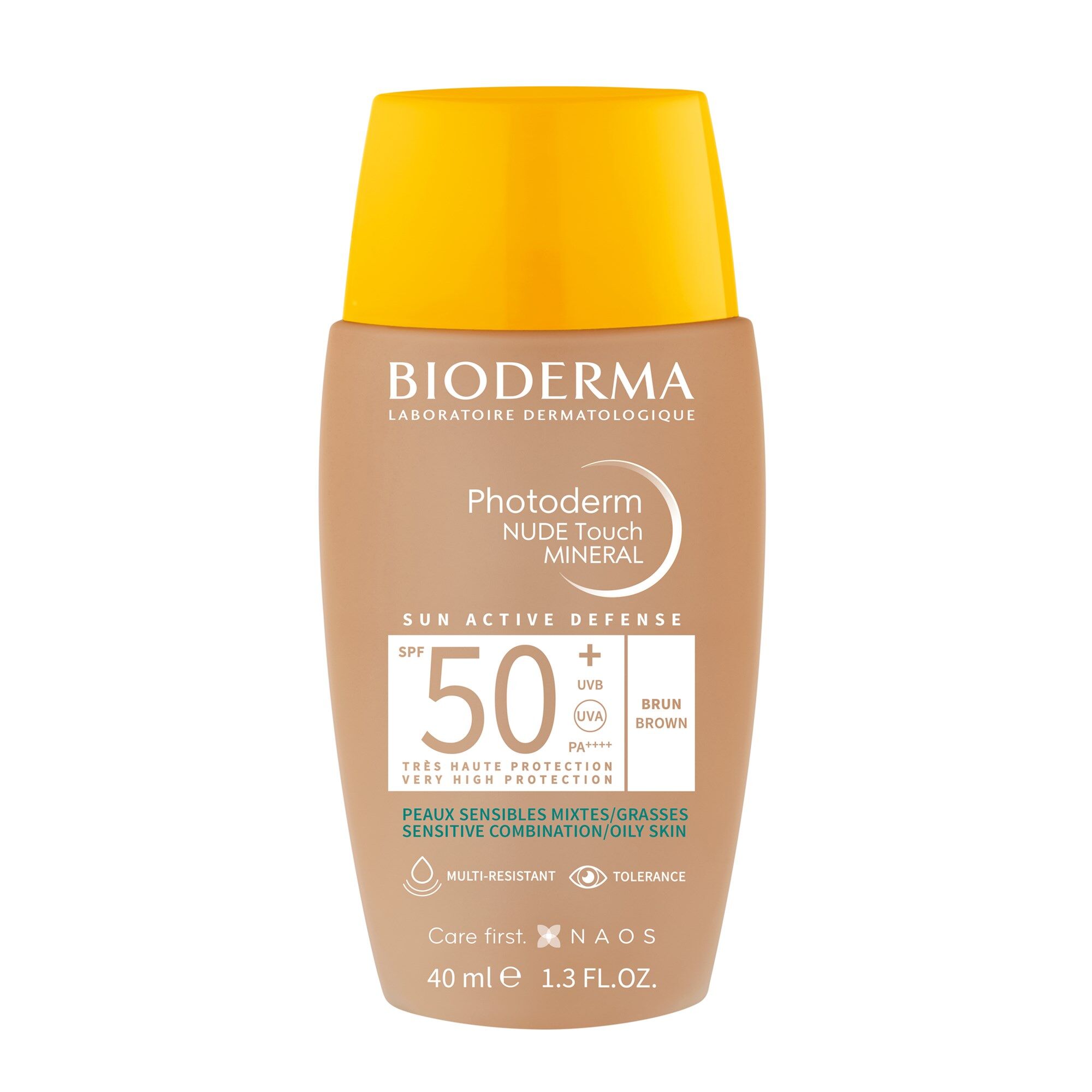 Bioderma Photoderm Nude Touch SPF50 Mineral Tinte Sunpantalla 40mL Brown SPF50+