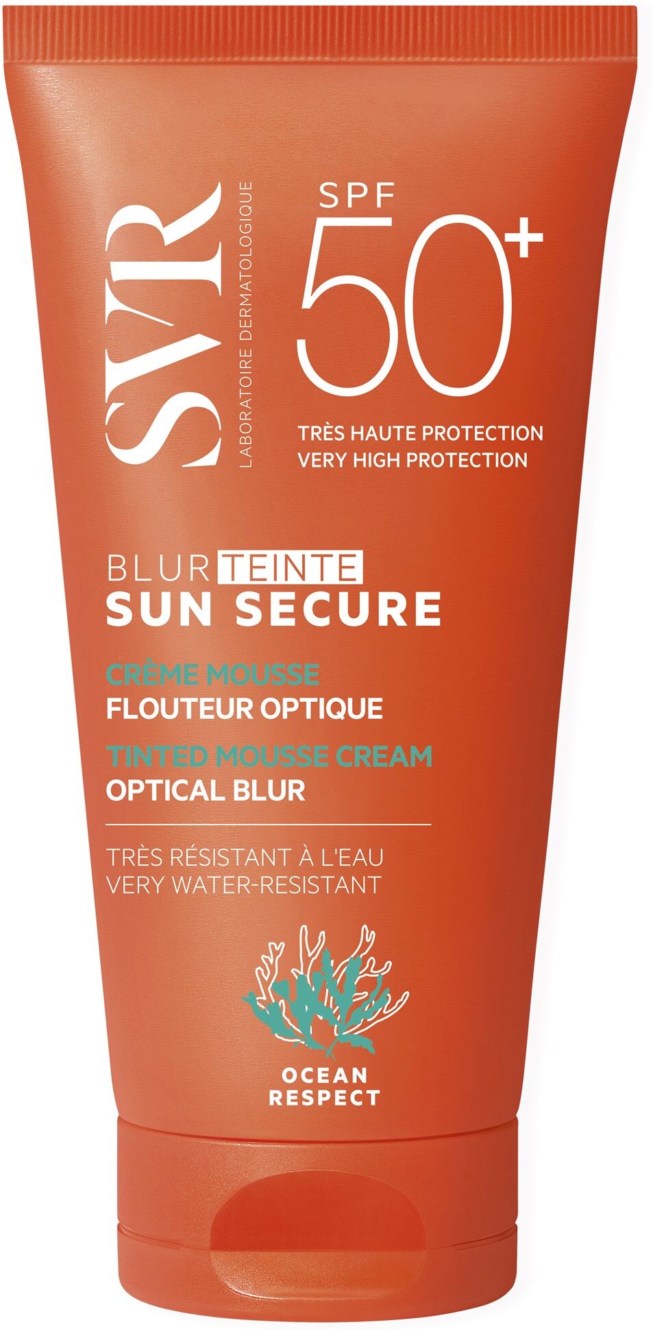 SVR Sun Secure Blur para Todos Los Tipos de Piel Del Rostro SPF50 50mL Tinted SPF50